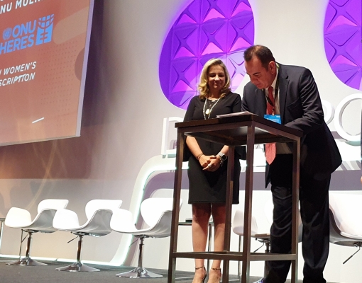 Mario Lorencatto, CEO da Coruripe, assina adesão da empresa aos Princípios de Empoderamento Feminino da ONU