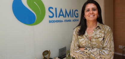 Mônica Santos, gerente de Comunicação da Siamig, no IX Encontro Cana Substantivo Feminino