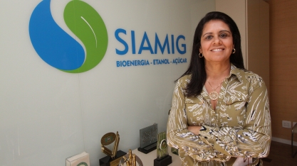 Mônica Santos, gerente de Comunicação da Siamig, no IX Encontro Cana Substantivo Feminino