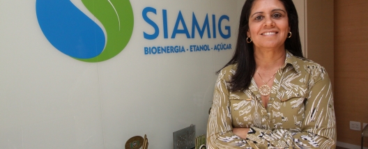 Mônica Santos, gerente de Comunicação da Siamig, no IX Encontro Cana Substantivo Feminino