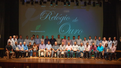 Pedra Agroindustrial: 40º Relógio de Ouro