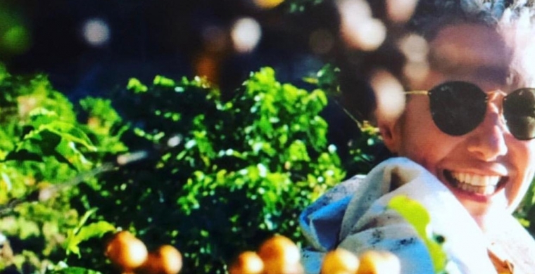 Tuca Dias, produtora de café, no IX Encontro Cana Substantivo Feminino