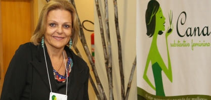 Iza Barbosa, a “Dama da Sustentabilidade”, no IX Encontro Cana Substantivo Feminino