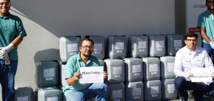 Zilor inicia produção de álcool 70% para doar às comunidades vizinhas