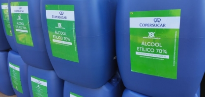 Copersucar doa 50 mil litros de álcool para sistema de saúde de Santos