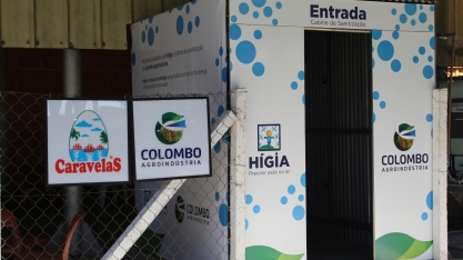 Inovação: Colombo Agroindústria implanta cabine de sanitização