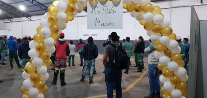 Colaboradores celebram aniversário da Usina Da Mata