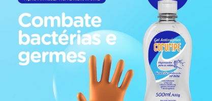 Usina Coruripe entra no segmento de sanitizantes e lança marca própria de álcool em gel