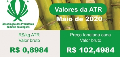 Asplana: acompanhe os valores do ATR e da tonelada da cana no mês de maio