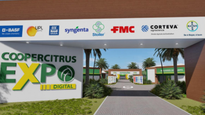 Coopercitrus Expo será virtual e ocorrerá de 27 a 31 de julho