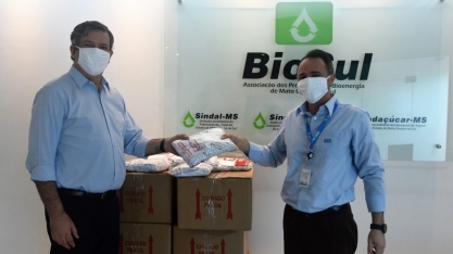 Usinas distribuirão 38 mil máscaras para população no interior de MS