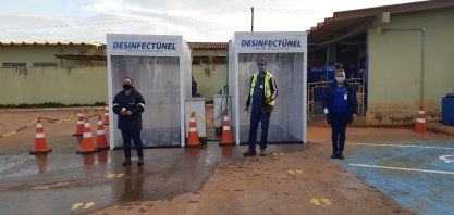 Agropéu instala Túneis para Sanitização Humana