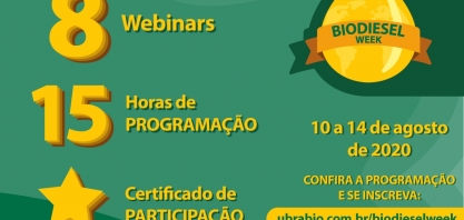 Embrapa Agroenergia é correalizadora da Biodiesel Week