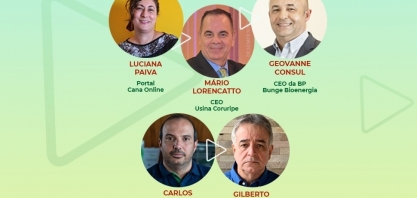 O Setor Sucroenergético Brasileiro na visão da Agroindústria será tema de debate entre CEOs de grandes grupos do setor