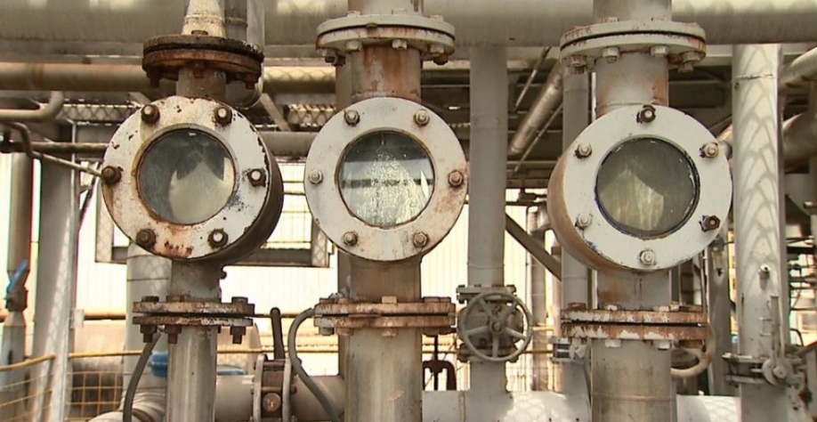 Etanol em usina do interior de São Paulo — Foto: Reprodução/EPTV