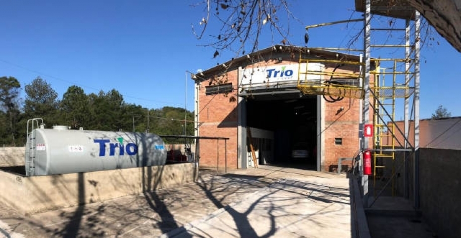 Unidade de processamento de etanol extraído dos descartes de farináceos (Imagem: Divulgação/Trio Etanol)