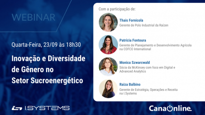 Webinar Inovação e Diversidade de Gênero no setor Sucroenergético