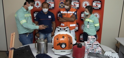 BP Bunge Bioenergia doa kit de combate a incêndios aos Bombeiros de Palmas