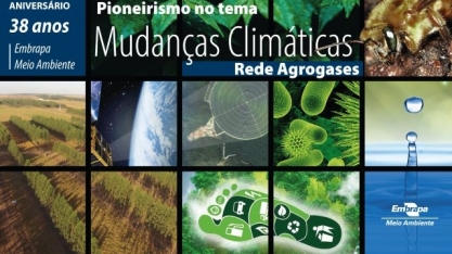 Pioneirismo no tema Mudanças Climáticas (Rede Agrogases) – Embrapa Meio Ambiente 38 anos!