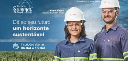 Tereos abre inscrições para programa de estágio de verão