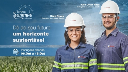 Tereos abre inscrições para programa de estágio de verão