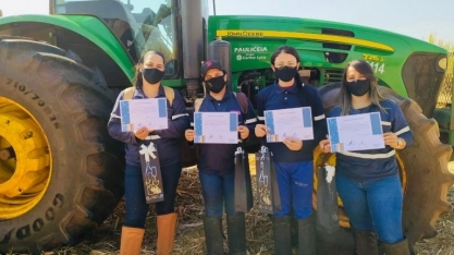 Mulheres que operam máquinas agrícolas são campeãs de desempenho na Usina Caeté Unidade Pauliceia