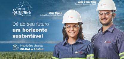 Tereos abre inscrições para programa de estágio de verão