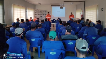 WD faz treinamento de prevenção e combate aos incêndios do canavial