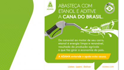 ADAMA amplia parceria com a cana-de-açúcar por meio de campanhas de incentivo ao setor