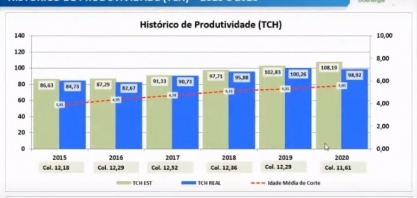 Mesmo com alta idade média dos canaviais, Bevap registra tch de 98,9 ton/ha