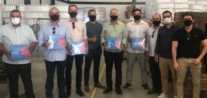 Coaf participa da inauguração de nova fábrica parceira de álcool 70º