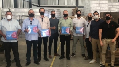 Coaf participa da inauguração de nova fábrica parceira de álcool 70º