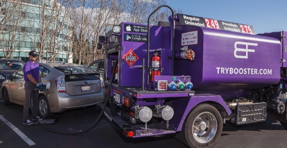 Delivery de gasolina na Califórnia. Imagem: Divulgação