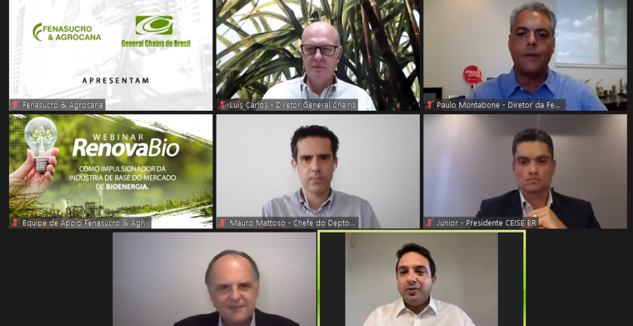 Webinar promovido pela FENASUCRO & AGROCANA TRENDS reuniu os maiores especialistas e representantes do setor de bioenergia