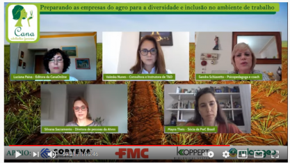Confira a 1ª live do Encontro Cana Substantivo Feminino On-line