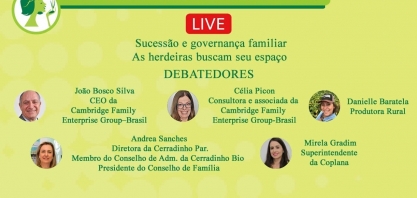 Live: Sucessão e governança familiar – as herdeiras buscam seu espaço