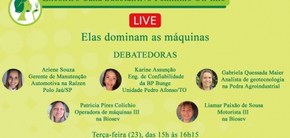 Live - Elas dominam as máquinas acontece na próxima terça-feira, 23 de março