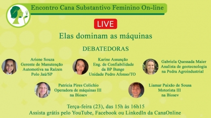 Live - Elas dominam as máquinas acontece na próxima terça-feira, 23 de março
