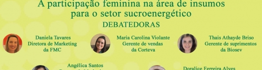 Live: A participação feminina na área de insumos para o setor sucroenergético