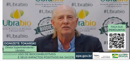 Diretor superintendente da Ubrabio destaca impactos positivos do biodiesel na saúde