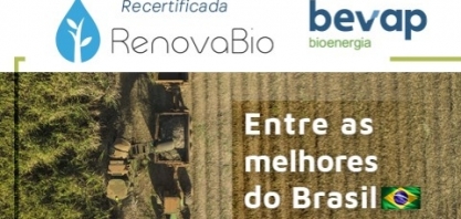 Bevap, recertificada RenovaBio!