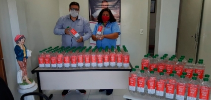 Usina Santa Terezinha produz e doa álcool para higienização nas instituições públicas e socioassistenciais