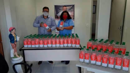 Usina Santa Terezinha produz e doa álcool para higienização nas instituições públicas e socioassistenciais
