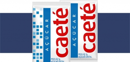 Mix de produtos: Caeté lança sachê de açúcar cristal 