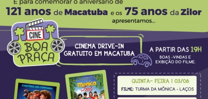Zilor faz 75 anos e estreia o Cine Boa Praça em Macatuba