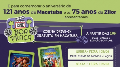 Zilor faz 75 anos e estreia o Cine Boa Praça em Macatuba