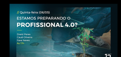 “Estamos preparando o profissional 4.0?” Será o tema da última live da semana de imersão no universo da agricultura digital da SmartBreeder