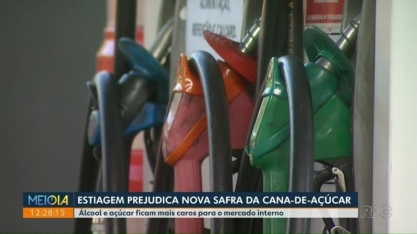 Estiagem prejudica safra de cana-de-açúcar