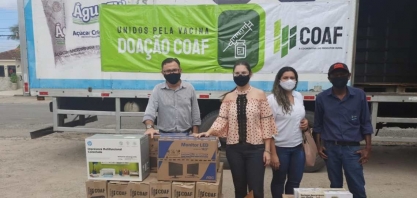 Coaf amplia doação de insumos para vacinação contra covid em mais cidades na Zona da Mata