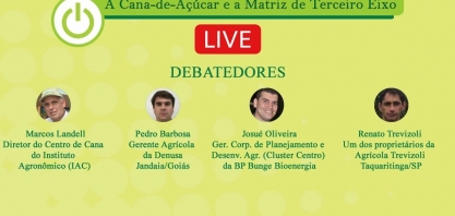 Live “A Cana-de-Açúcar e a Matriz do Terceiro Eixo”